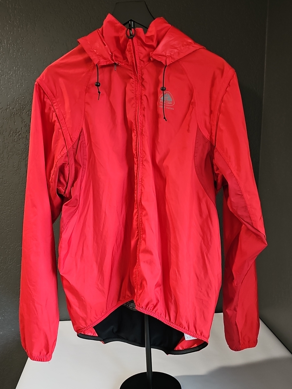 Nike ACG Red Hooded Windbreaker Jacket